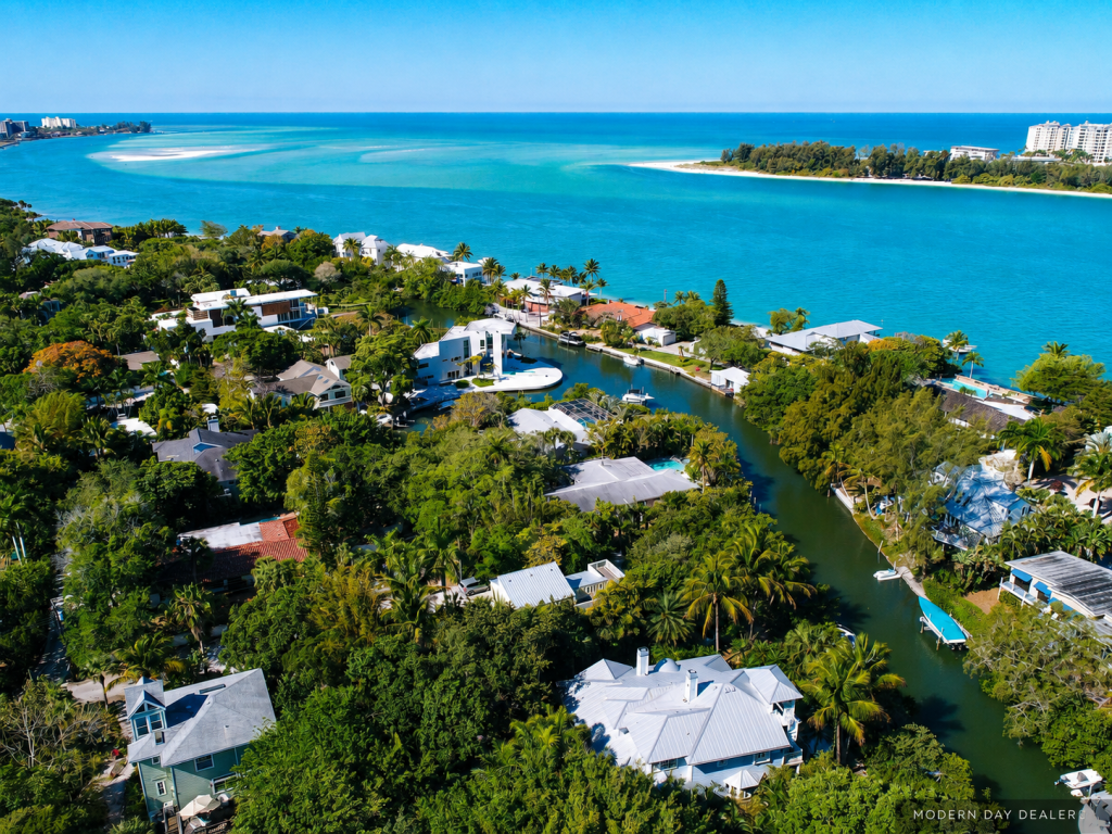 Siesta Key Waterfront Home for Sale | 111 Faubel Street
