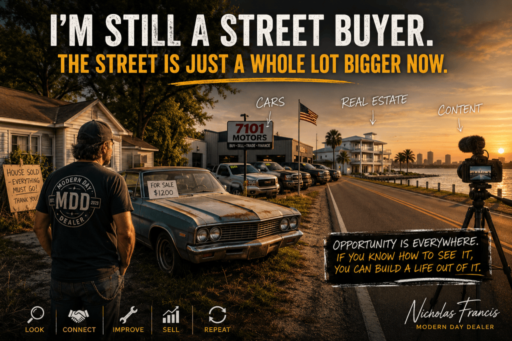 THE BEST THING I’VE EVER FOUND ON THE STREET IS OPPORTUNITY